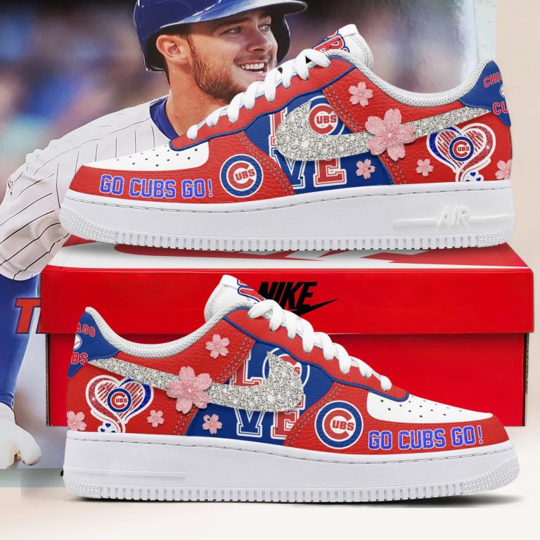 Go Cubs Go Personalized Air Force Shoes