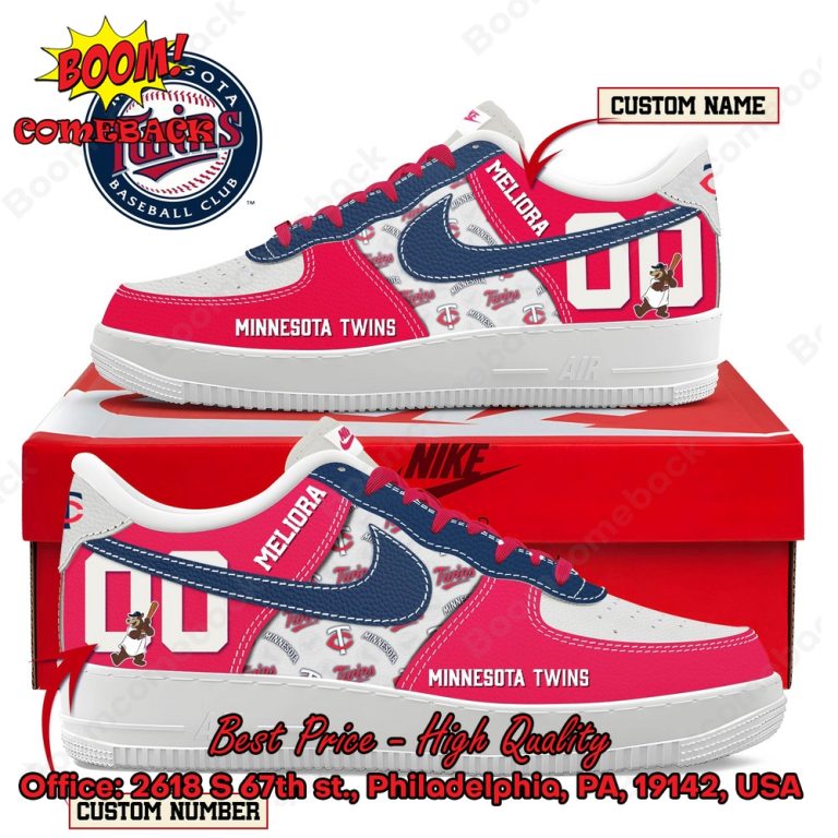 Minnesota Twins Custom Name Air Force Shoes