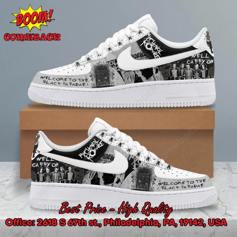 My Chemical Romance Welcome to the Black Parade Air Force Shoes