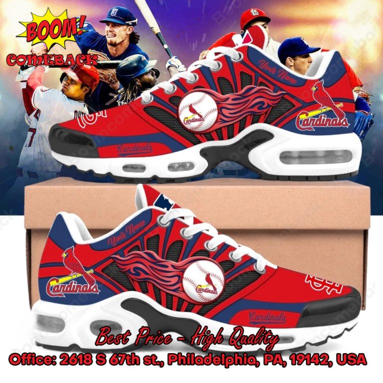 St. Louis Cardinals Custom Name Air Max Plus Shoes