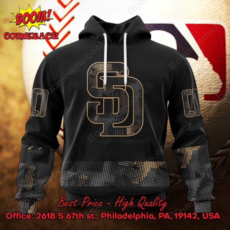 San Diego Padres Armed Forces Day Hoodie