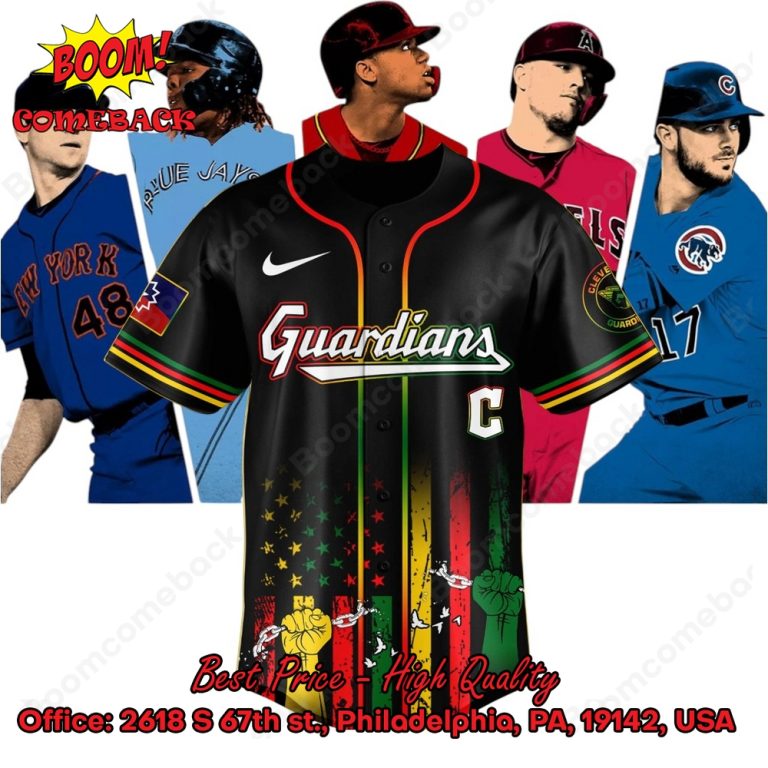 Cleveland Guardians Juneteenth Day Baseball Jersey