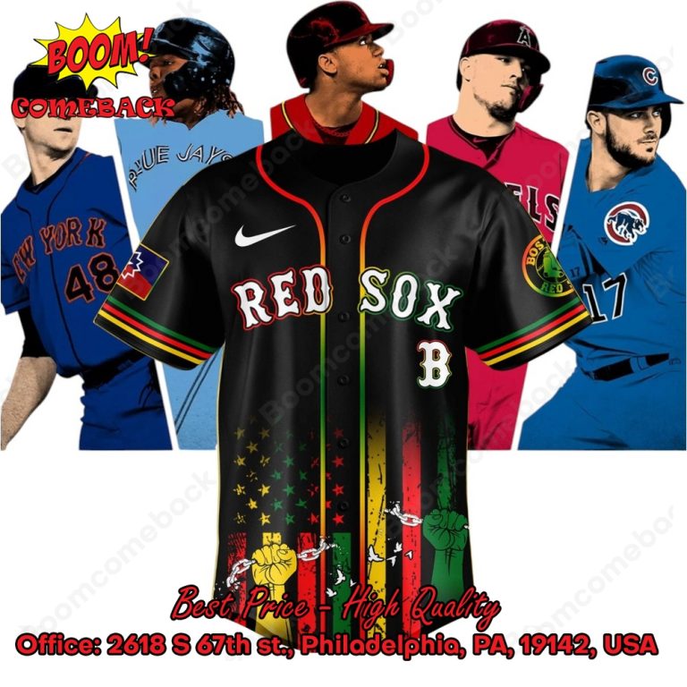 Boston Red Sox Juneteenth Day Baseball Jersey