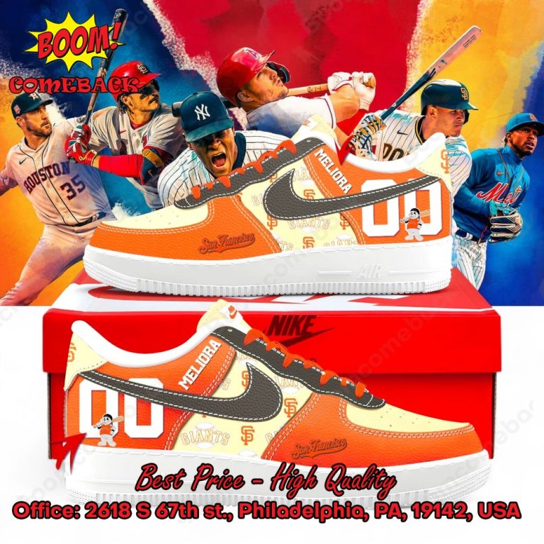 San Francisco Giants Custom Name Air Force Shoes