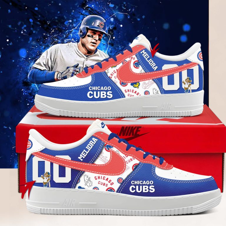 Chicago Cubs Personalized Air Force Shoes