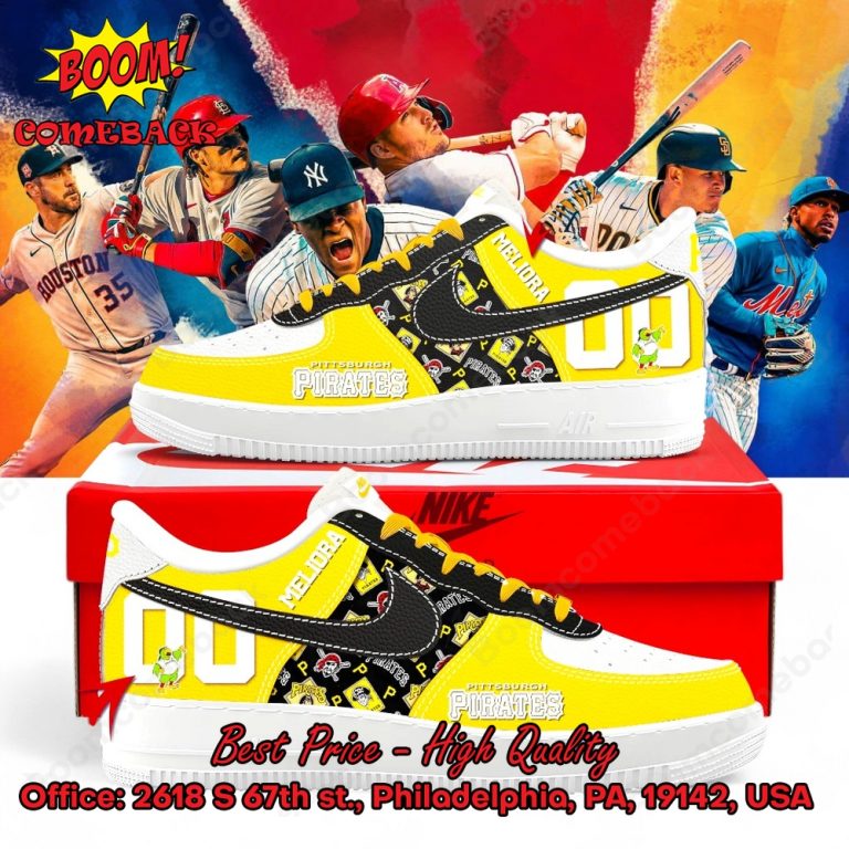Pittsburgh Pirates Custom Name Air Force Shoes