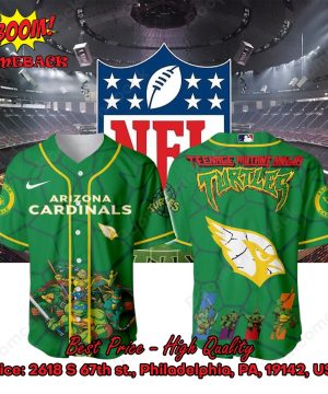 arizona cardinals x ninja turtles night baseball jersey 3 OjtrN