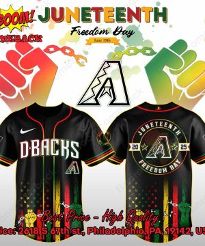 Arizona Diamondbacks Juneteenth Day Baseball Jersey