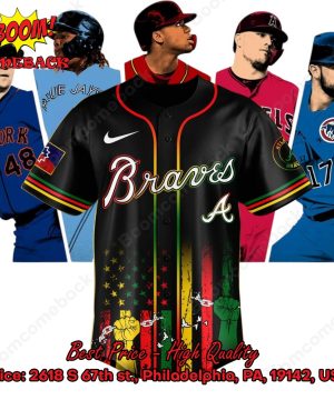 Atlanta Braves Juneteenth Day Baseball Jersey