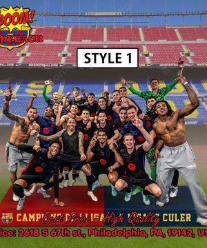 Barcelona Campions De Lliga La Liga Is Culer Acrylic Plaque