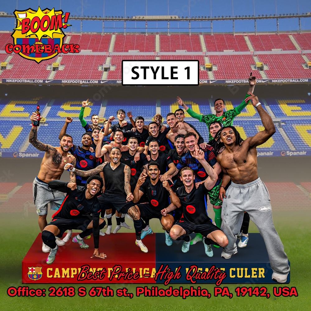 Barcelona Campions De Lliga La Liga Is Culer Acrylic Plaque Barcelona Campions De Lliga La Liga Is Culer Acrylic Plaque