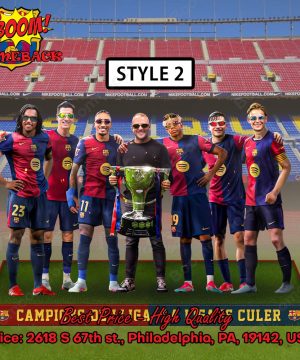 Barcelona Campions De Lliga La Liga Is Culer Acrylic Plaque