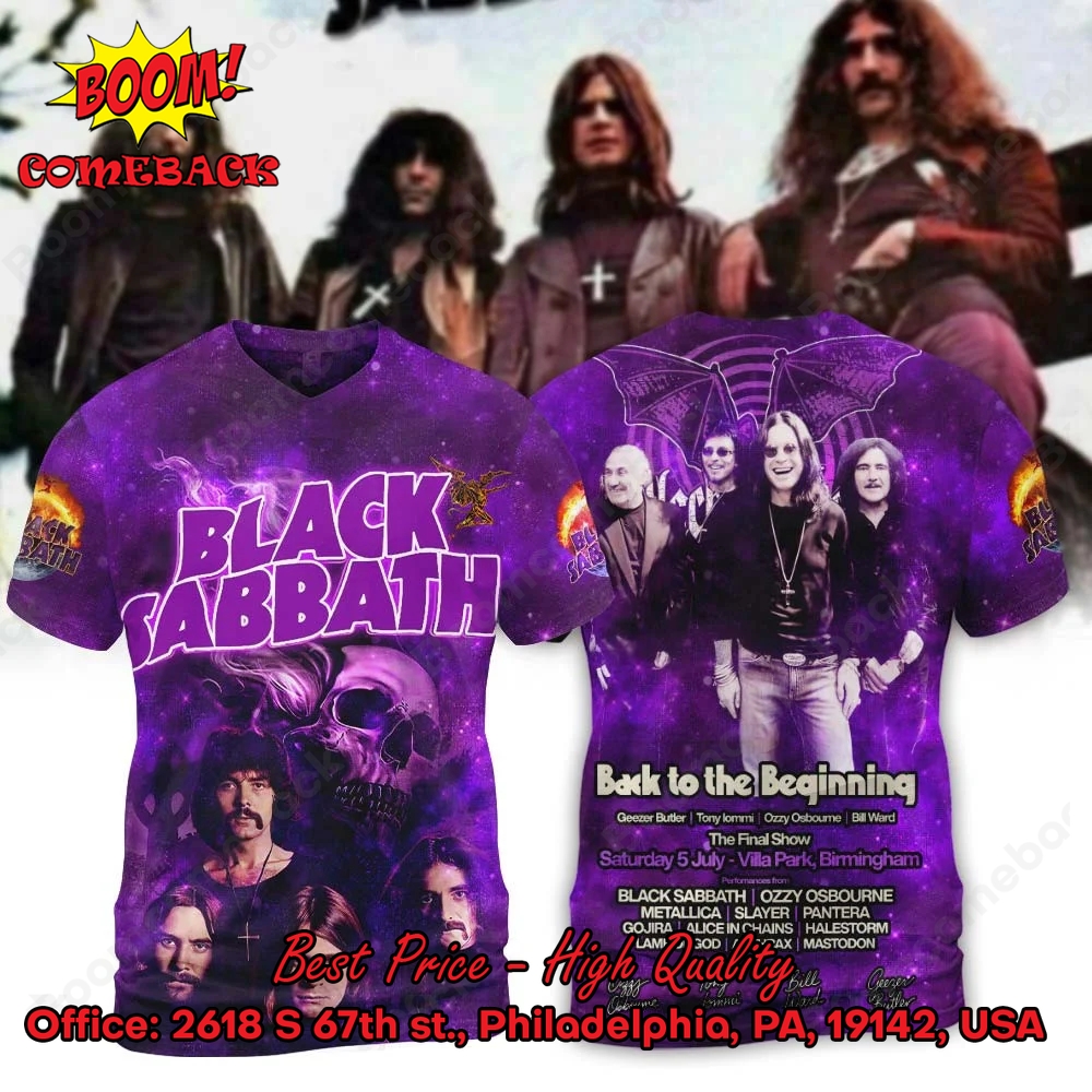 Black Sabbath Back To The Beginning Shirt Black Sabbath Back To The Beginning Shirt