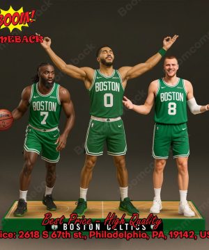 Boston Celtics Kristaps Porzingis Jaylen Brown Jayson Tatum Acrylic Plaque