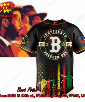 boston red sox juneteenth day baseball jersey 3 NTf3b