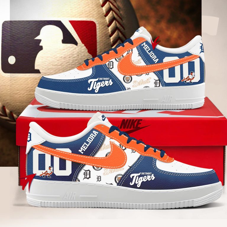 Detroit Tigers Personalized Air Force Shoes