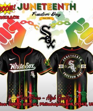 Chicago White Sox Juneteenth Day Baseball Jersey