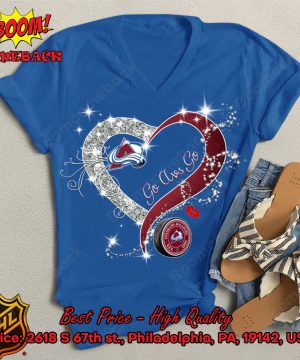 colorado avalanche glitter heart shirt 9 7HMvE