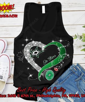 dallas stars glitter heart shirt 10 UBaut
