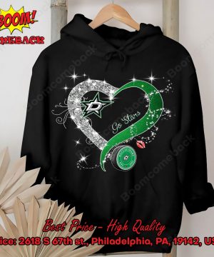 dallas stars glitter heart shirt 11 s5X3z