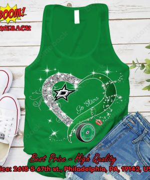 dallas stars glitter heart shirt 4 72oDV