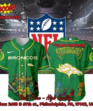 denver broncos x ninja turtles night baseball jersey 3 qBD0A