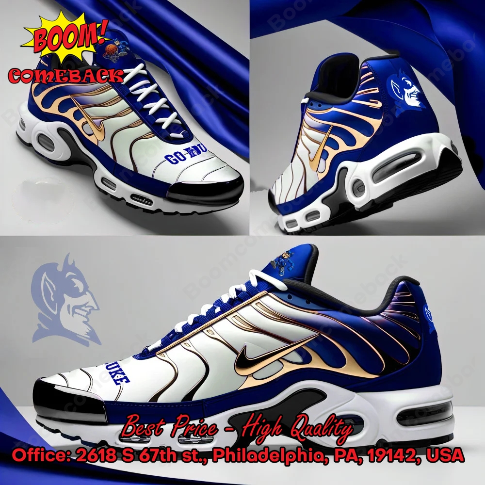 Duke Blue Devils Air Max Plus Shoes Duke Blue Devils Air Max Plus Shoes