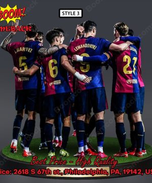 fc barcelona la liga champions 202425 acrylic plaque 3 63b0i