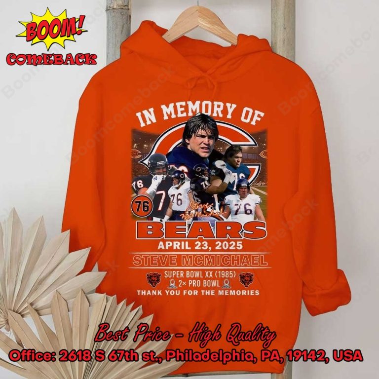 In Memory Of Bears Steve Mcmichael Shirt