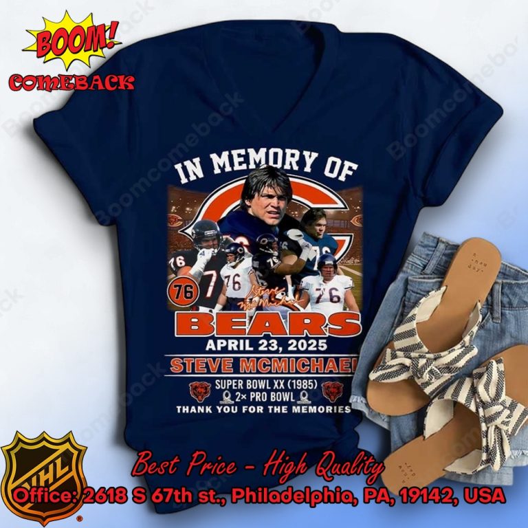 In Memory Of Bears Steve Mcmichael Shirt
