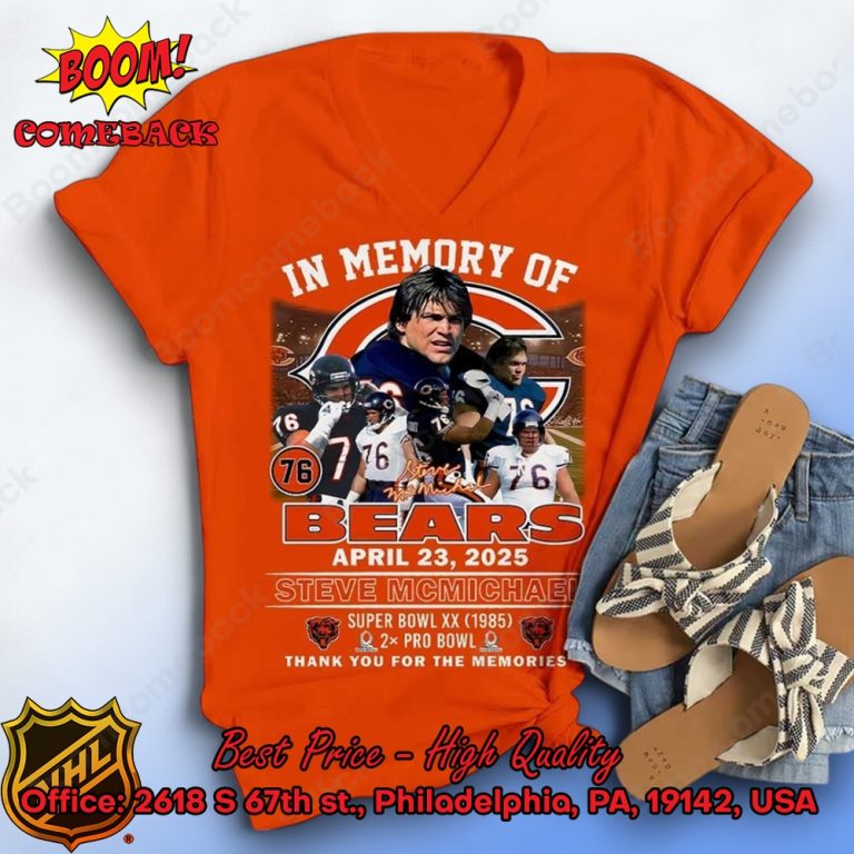 In Memory Of Bears Steve Mcmichael Shirt