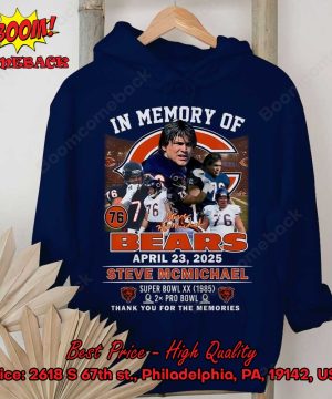in memory of bears steve mcmichael shirt 11 uZnXX