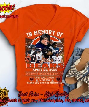 in memory of bears steve mcmichael shirt 3 qLL0o