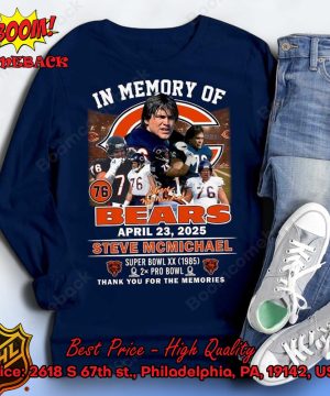 in memory of bears steve mcmichael shirt 9 7UOQq