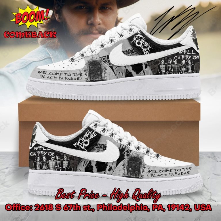 My Chemical Romance Welcome to the Black Parade Air Force Shoes