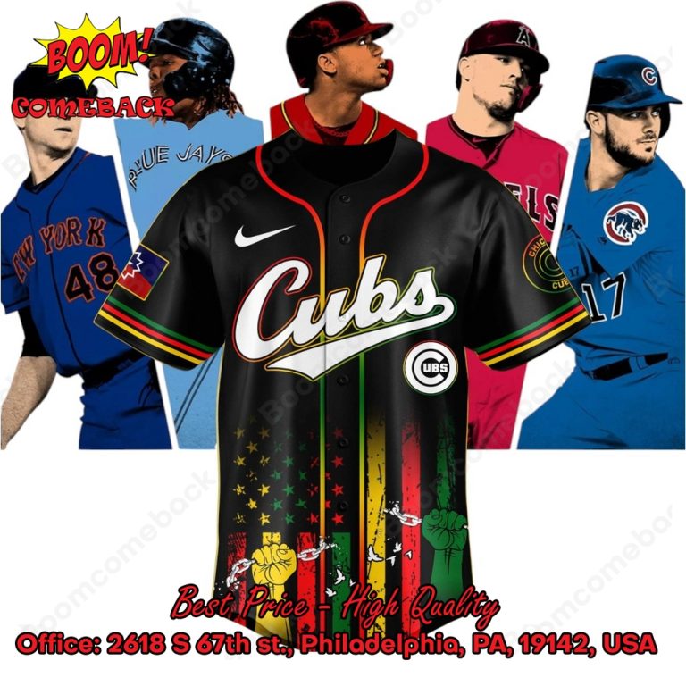 Chicago Cubs Juneteenth Day Baseball Jersey
