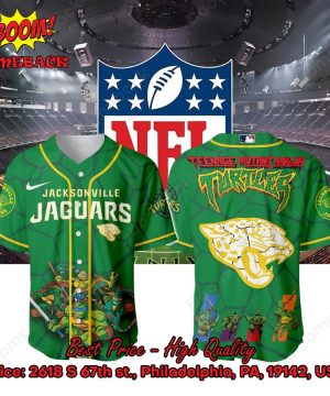 jacksonville jaguars x ninja turtles night baseball jersey 3 jtdR0