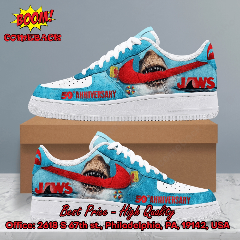Jaws 50th Anniversary 2025 Air Force Shoes Jaws 50th Anniversary 2025 Air Force Shoes
