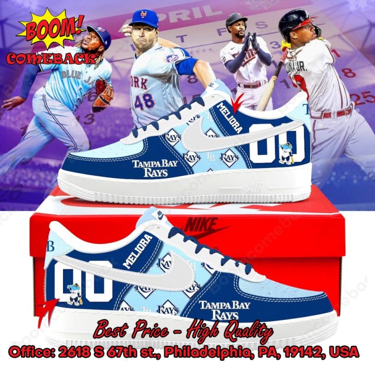 Tampa Bay Rays Custom Name Air Force Shoes