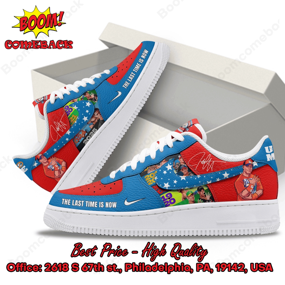 John Cena The Last Time Is Now Air Force Shoes John Cena The Last Time Is Now Air Force Shoes