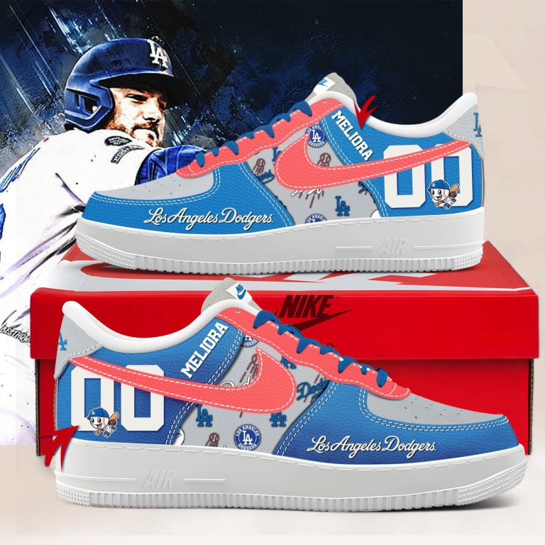 Los Angeles Dodgers Personalized Air Force Shoes