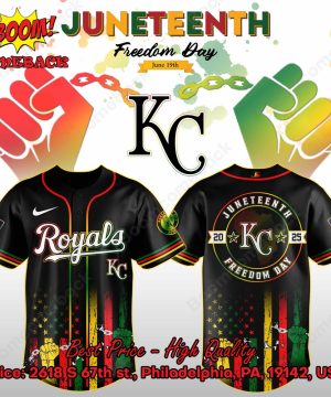 Kansas City Royals Juneteenth Day Baseball Jersey