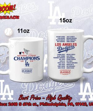 Los Angeles Dodgers 2024 World Series Champions Two-Pack Mug