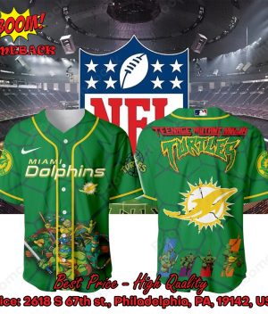 miami dolphins x ninja turtles night baseball jersey 3 GalHR