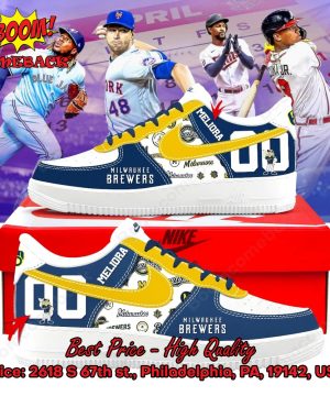 milwaukee brewers custom name air force shoes 3 t1J1c