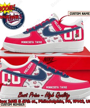 Minnesota Twins Custom Name Air Force Shoes
