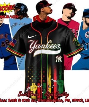 New York Yankees Juneteenth Day Baseball Jersey