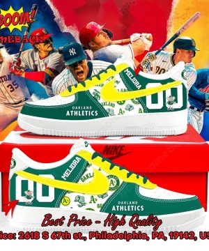 oakland athletics custom name air force shoes 2 y54hH
