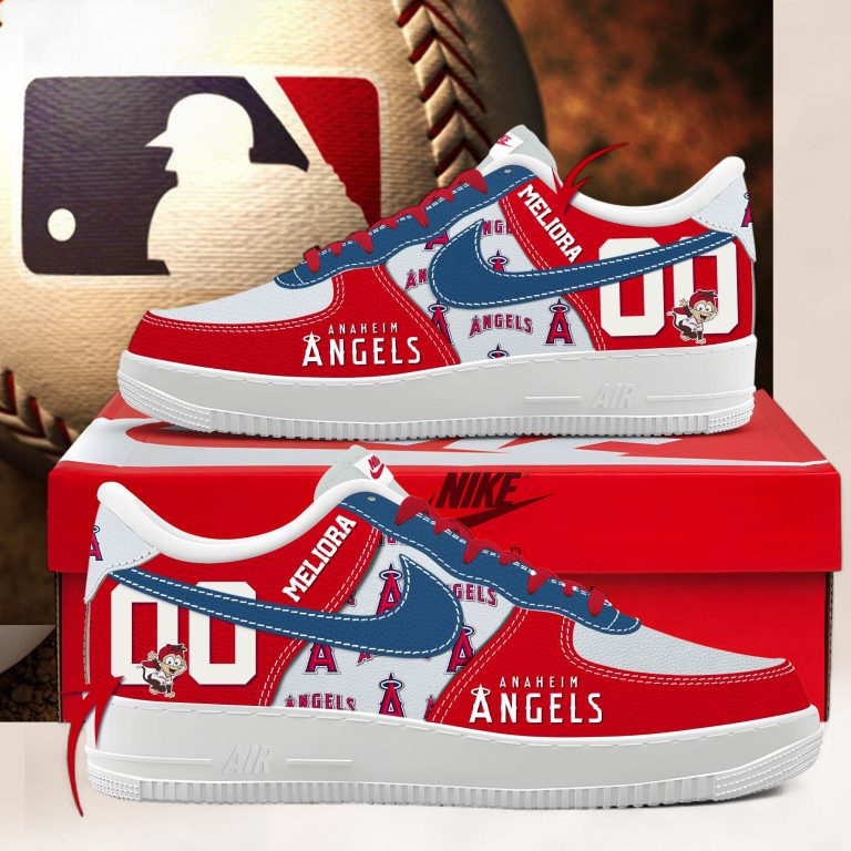 Los Angeles Angels Personalized Air Force Shoes