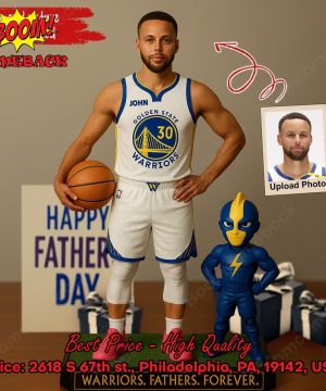 Personalized Golden State Warriors Fathers Forever Father Day Acrylic Plaque